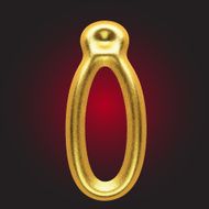 vector golden figure N108