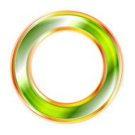 Elegant shiny circle logo