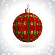 Knitted Christmas Ball