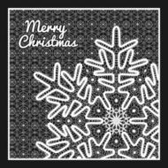 Beautiful vector Christmas card N8