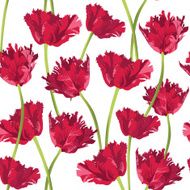 Flower tulip seamless wallpaper