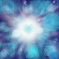 Valentine background heart explosion N2