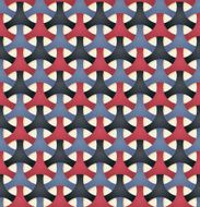 Seamless pattern of circular elements N4