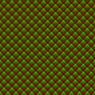 Christmas Geometric Red and Green Seamless Pattern
