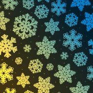 seamless snowflakes background N18
