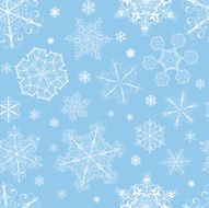 Christmas seamless pattern from snowflakes N5