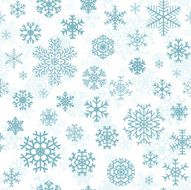 Christmas seamless pattern from snowflakes N7