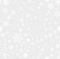 Seamless pattern with snowflakes and Christmas symbols N2