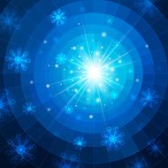 Abstract winter background with snowflakes N4