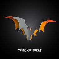 Happy Halloween sign and theme design background