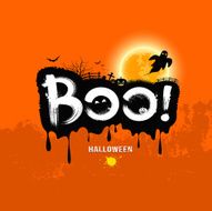 Halloween Message Boo background N2