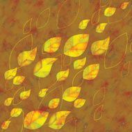 Autumn background with leaves N49