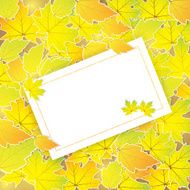 Autumn background with leaves N50