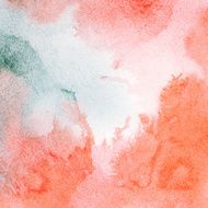 Abstract red watercolor background N5