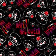 Halloween holiday seamless background N4