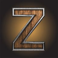Vector wooden figure N90