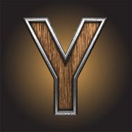 Vector wooden figure N91