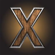 Vector wooden figure N92