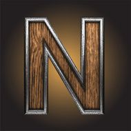 Vector wooden figure N99