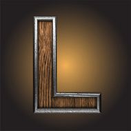 Vector wooden figure N100