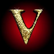 vector golden figure N121