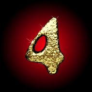 vector golden figure N142