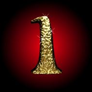 vector golden figure N145