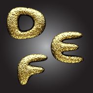 vector golden figure N155