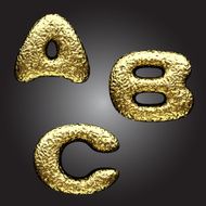 vector golden figure N156