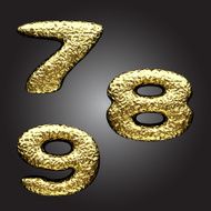 vector golden figure N157