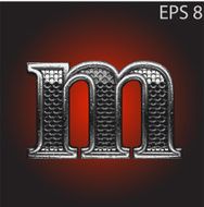 Vector silver figure N10