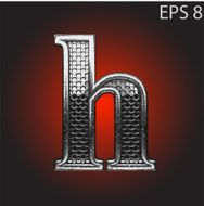 Vector silver figure N13