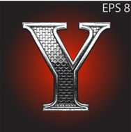 Vector silver figure N30