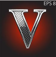 Vector silver figure N33