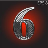 Vector silver figure N53