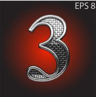 Vector silver figure N55