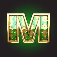vector golden figure N172