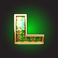 vector golden figure N173