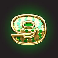 vector golden figure N184