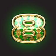 vector golden figure N185