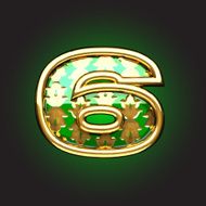 vector golden figure N187