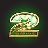 vector golden figure N191