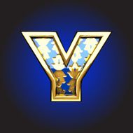 vector golden figure N195