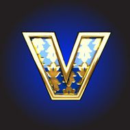 vector golden figure N198