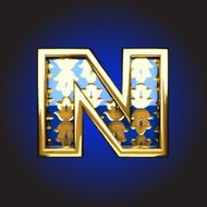 vector golden figure N206