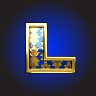 vector golden figure N208
