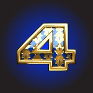 vector golden figure N224