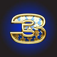 vector golden figure N225