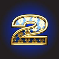 vector golden figure N226