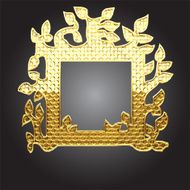 vector golden frame N3